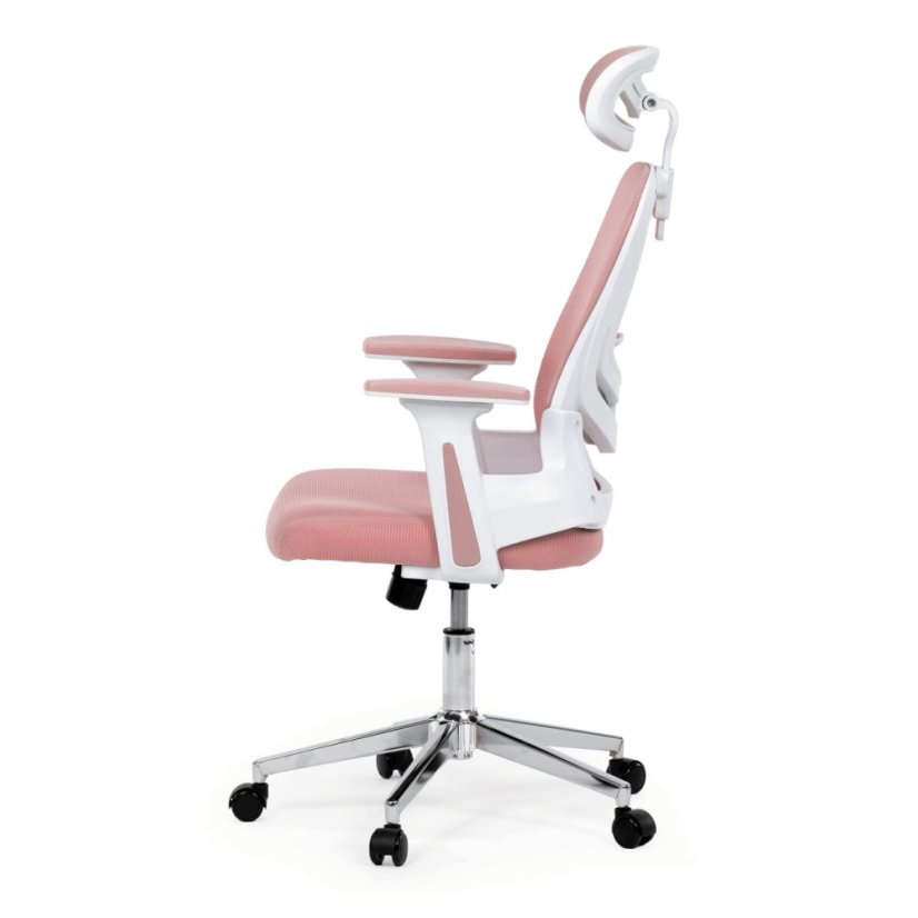 Kancelářská židle, houpací mechanismus, růžová, KA-K2031 PINK