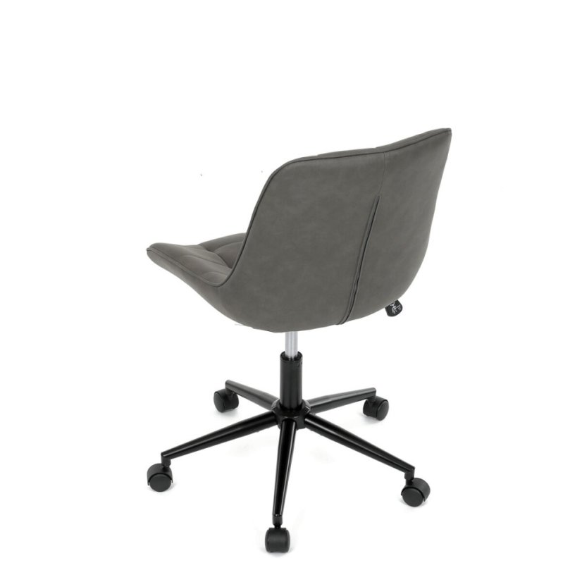 Pracovní židle, výškově nastavitelná, šedá látka, KA-V3120 GREY3