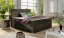 Kontinentální postel Boxspring LUCIE tmavě hnědá - Vyberte rozměry: 180 x 200 cm