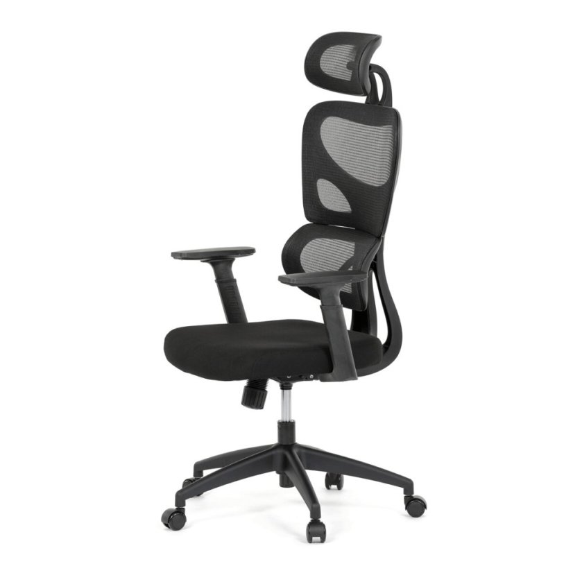 Kancelářská židle, houpací mechanismus, černá, KA-K2080 BK
