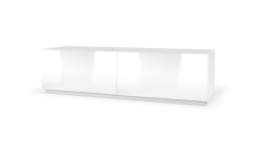 RTV stolek LIVO 160 bílá lesk (160 x 38) cm