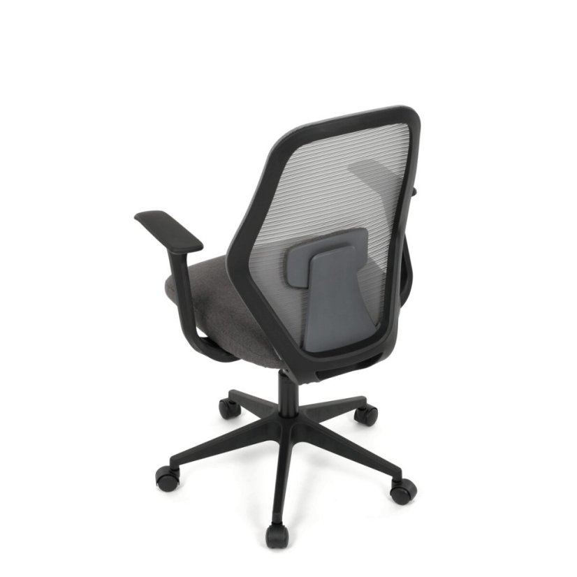 Kancelářská židle, houpací mechanismus, šedá síťovina, KA-V3149 GREY