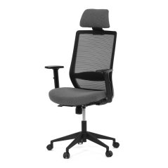 Kancelářská židle, synchronní mechanismus, síťovina, KA-V3329 BK