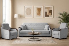 Rozkládací sedací souprava KORAL 3+1+1