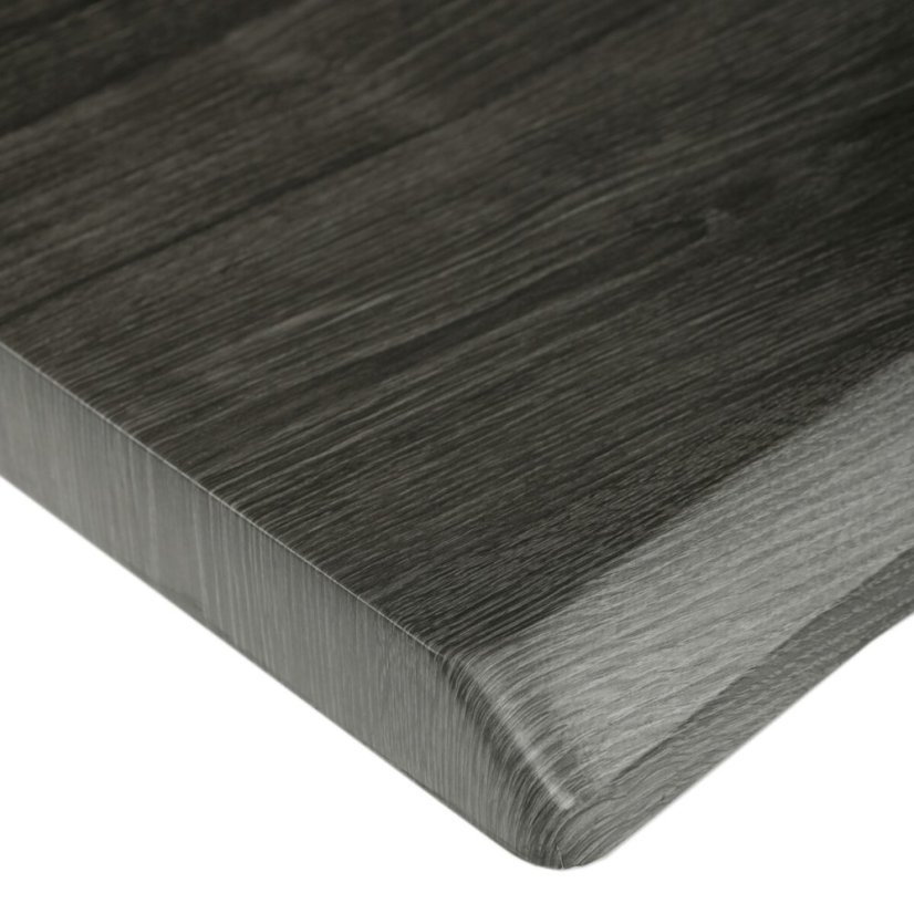Jídelní stůl 160x90cm, mdf, šedý dub, HT-F4316 GREY - Barva: hnědá#eup349684euv2