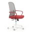Kancelářská židle, houpací mechanismus, červená látka, KA-S425 RED