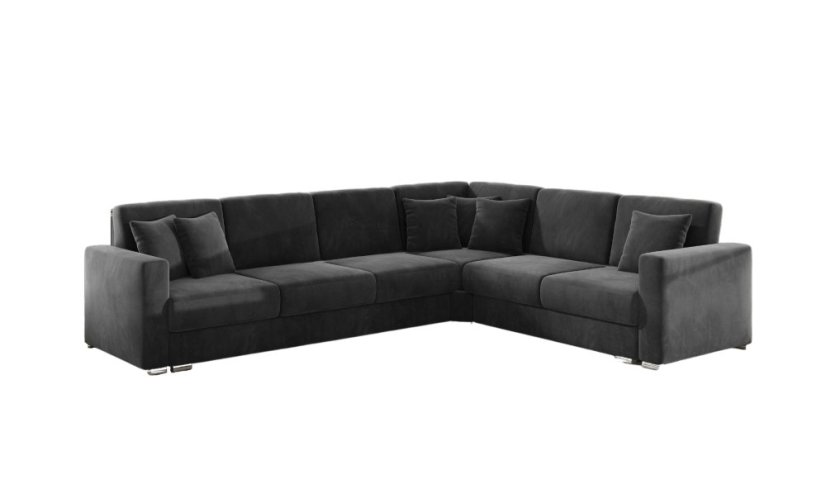 Rohová sedací souprava NERO DELUXE 308x230 - Barva (vyberte): šedá#ark-ark-nero-monolith97-seda-eup343783-euv1, Umístnění rohu: univerzální