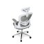 Kancelářská židle, houpací mechanismus, šedá, KA-K2031 GREY