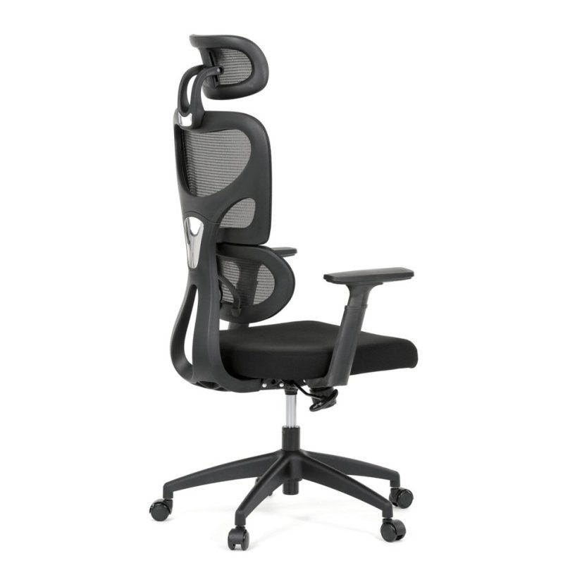 Kancelářská židle, houpací mechanismus, černá, KA-K2080 BK