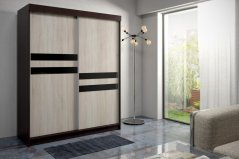 Šatní skříň ASTURIA wenge / dub sonoma