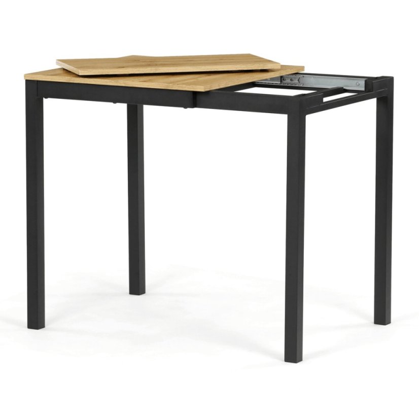 Jídelní stůl rozkládací 60-90x60 cm, melamin, dub, GDT-206 OAK - Barva (vyberte): hnědá - Barva (vyberte): hnědá#eup349726euv2