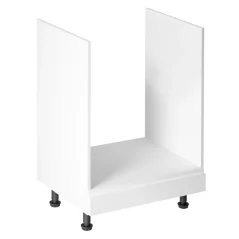 Skříňka na spotřebiče AURORA D60ZK, bílá / bílá extra vysoký lesk (60 x 82) cm