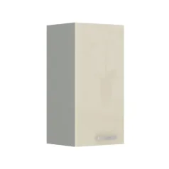 Skříňka horní PRADO 40 G-72 1F, krém vysoký lesk (40 x 71,5) cm
