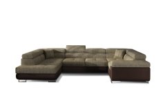 Sedací souprava JARED U 340x202cm – rozklad a úložný prostor
