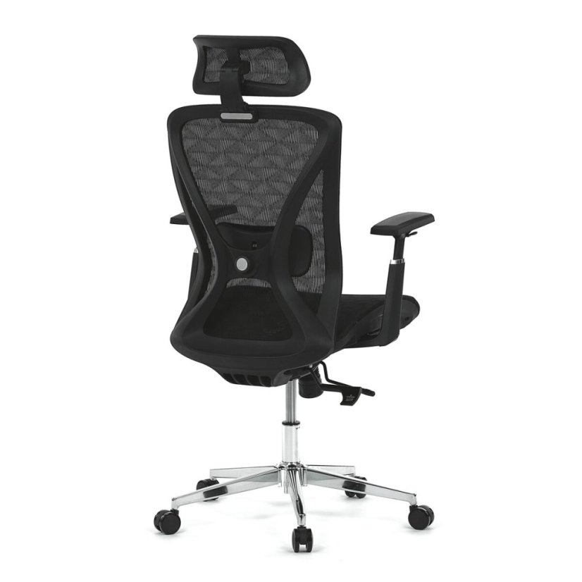 Kancelářská židle, synchronní mechanismus, černá síťovina, KA-S258 BK