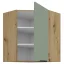 Horní rohová skříňka, ARSANY 60x60 GN-72 1F, aquamarine/dub artisan