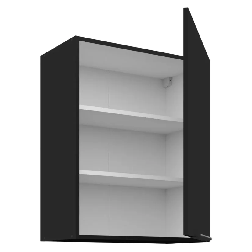 Horní skříňka, černá, SIBER 60 G-72 1F