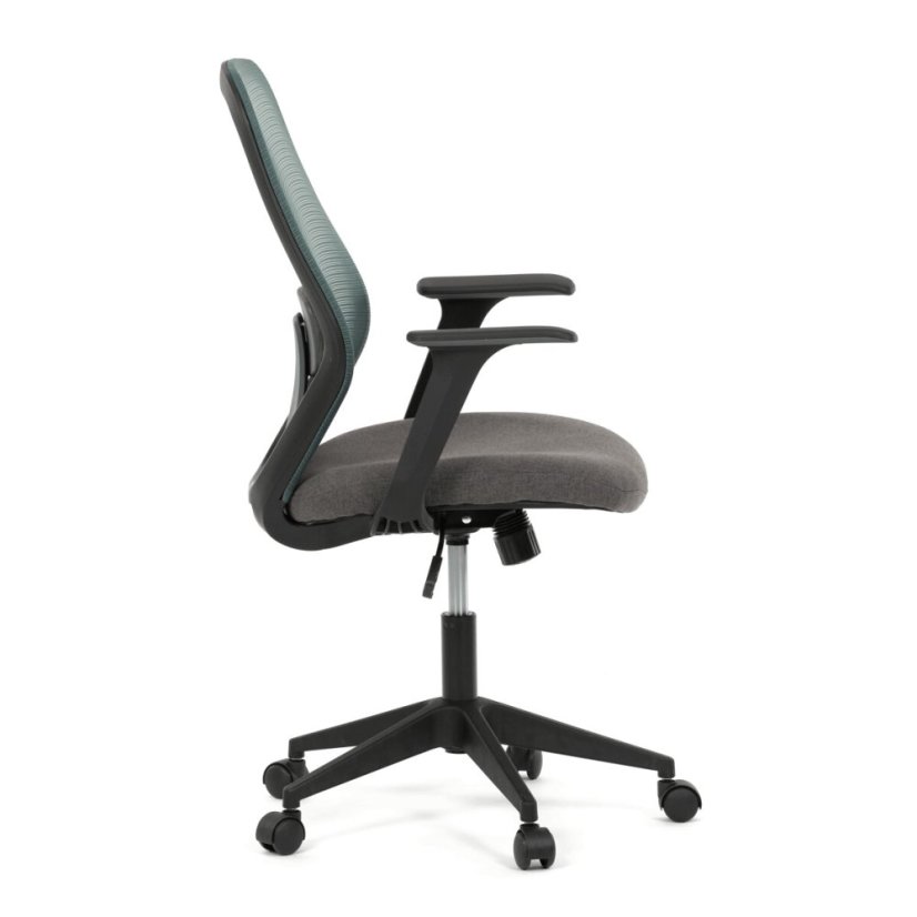 Kancelářská židle, houpací mechanismus, zelená síťovina, KA-V3149 GRN