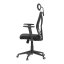 Kancelářská židle, houpací mechanismus, černá síťovina, KA-Q851 BK