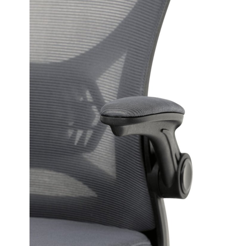 Kancelářská židle, houpací mechanismus, šedá, KA-K2021 GREY