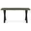 Jídelní stůl 160x90cm, mdf, šedý dub, HT-F4316 GREY - Barva: hnědá#eup349684euv2