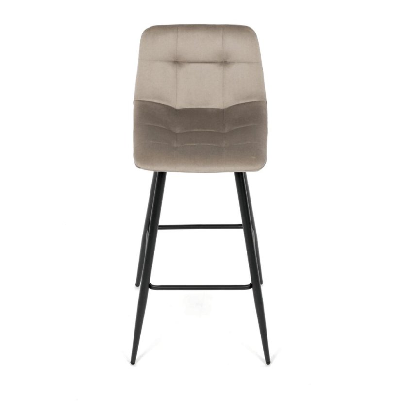 Barová židle, hnědá, látka,AUB-X7015 CAP2 - Barva (vyberte): hnědá#art-aub-x7015-cap2