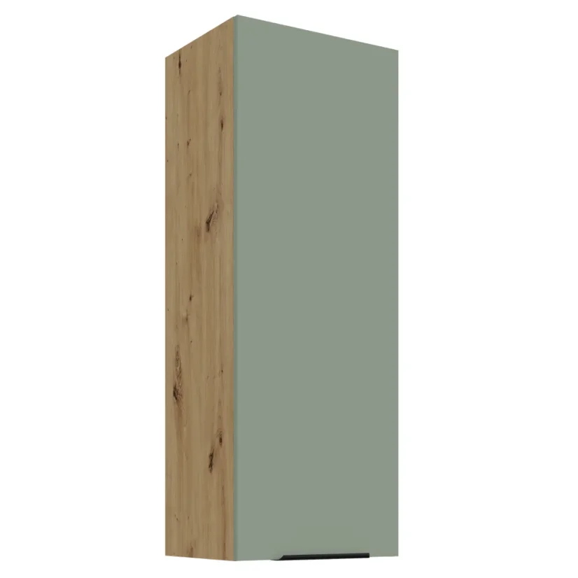 Horní skříňka ARSANY 40 G-108 1F, aquamarine/dub artisan (40 x 107,5) cm