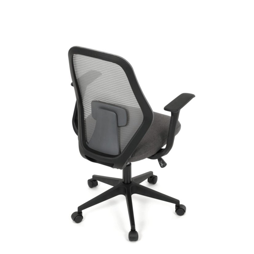 Kancelářská židle, houpací mechanismus, šedá síťovina, KA-V3149 GREY