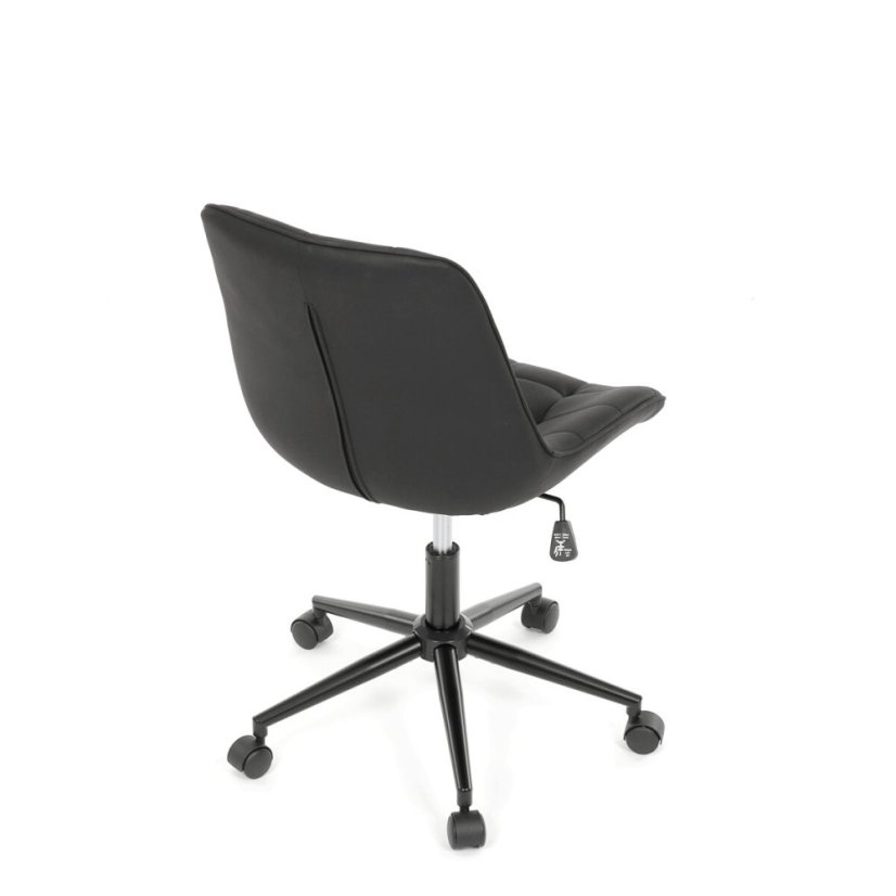 Pracovní židle, výškově nastavitelná, černá látka, KA-V3120 BK3