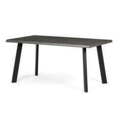 Jídelní stůl 160x90cm, mdf, šedý dub, HT-F4516 GREY