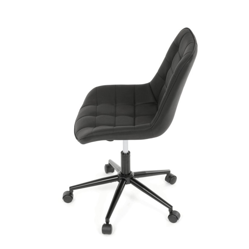 Pracovní židle, výškově nastavitelná, černá látka, KA-V3120 BK3