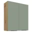 Horní skříňka ARSANY 80 G-90 2F, aquamarine/dub artisan (80 x 90) cm