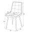 Jídelní židle, šedá, látka, CT-G2048 GREY2 - Barva: zelená#eup349703euv2