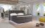 Kontinentální postel Boxspring BRAZIL tmavě šedá - Vyberte rozměry: 140 x 200 cm