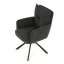 Jídelní židle, šedá, manšestrová látka, HC-X1128 GREY2