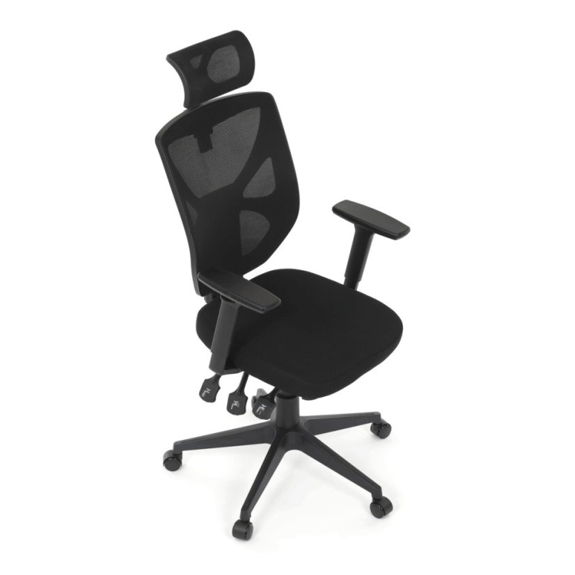 Kancelářská židle, asynchronní mechanismus, černá, KA-Q8250 BK