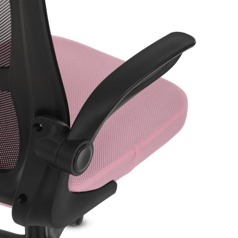 Dětská židle, houpací mechanismus, růžová síťovina, KA-K2006 PINK