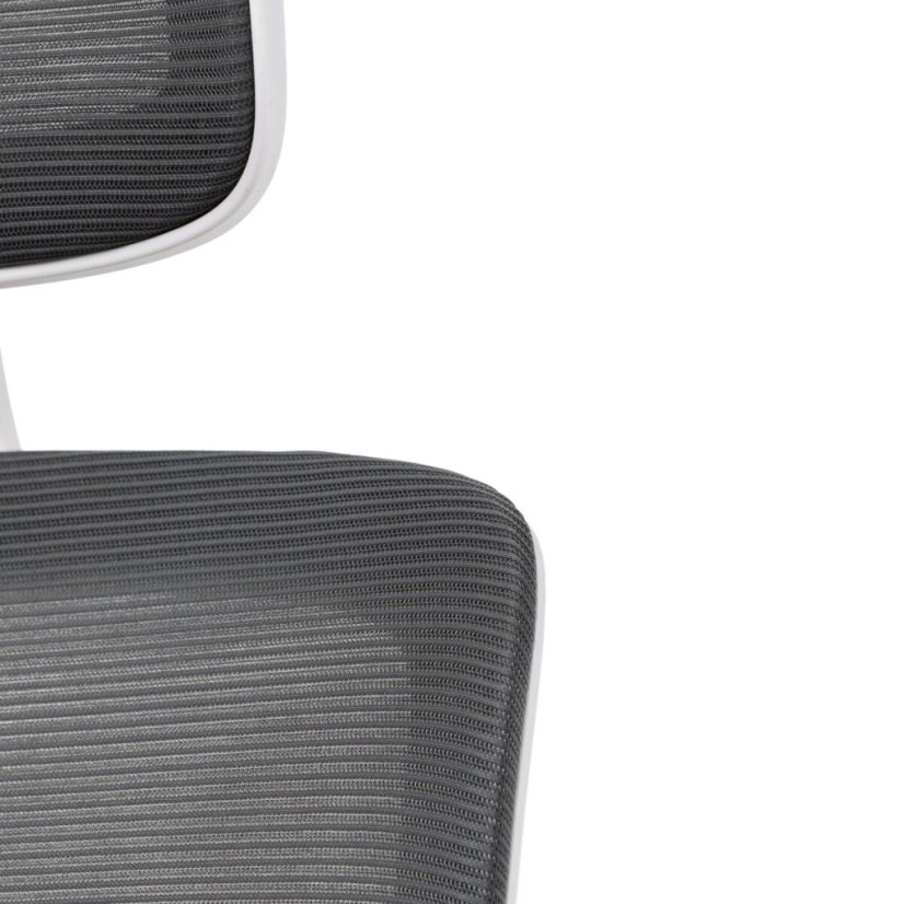 Kancelářská židle, houpací mechanismus, šedá síťovina, KA-Q843 GREY