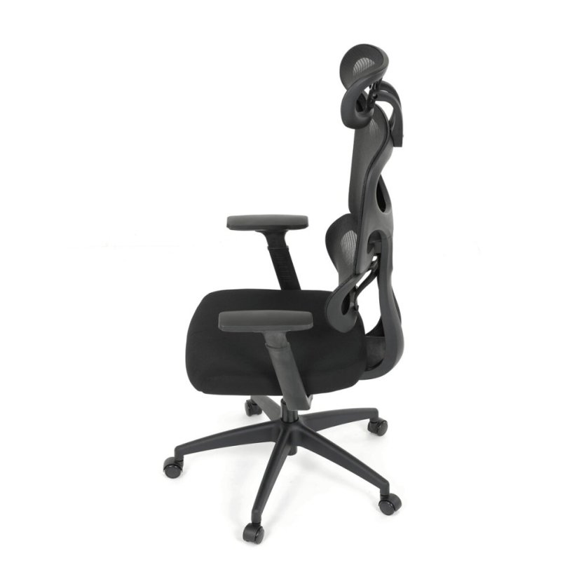 Kancelářská židle, houpací mechanismus, černá, KA-K2080 BK