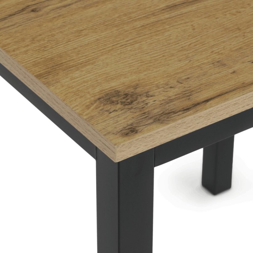 Jídelní stůl 70x70cm, melamin, dub, GDT-201 OAK - Barva (vyberte): hnědá - Barva (vyberte): bílá#eup349725euv4