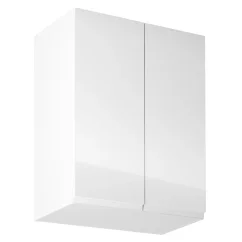 Horní skříňka, bílá/bílý extra vysoký lesk, AURORA G602F