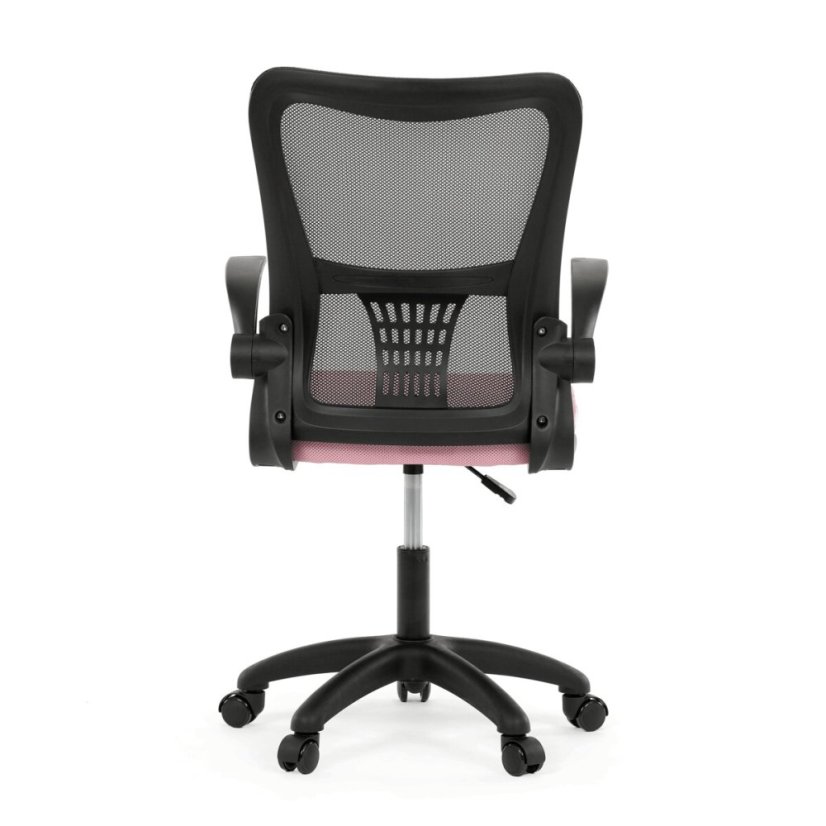 Dětská židle, houpací mechanismus, růžová síťovina, KA-K2006 PINK
