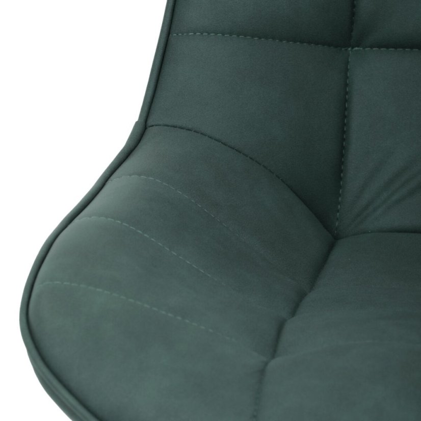 Pracovní židle, výškově nastavitelná, zelená látka, KA-V3120 GRN3
