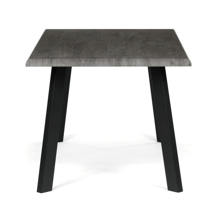 Jídelní stůl 160x90cm, mdf, šedý dub, HT-F4516 GREY - Barva (vyberte): hnědá#eup349730euv2