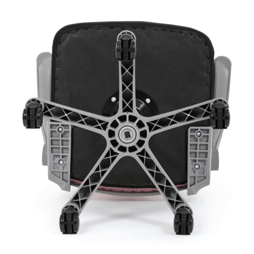 Dětská židle, výškově nastavitelná, růžová síťovina, KA-K2008 PINK