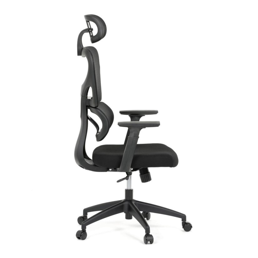 Kancelářská židle, houpací mechanismus, černá, KA-K2080 BK