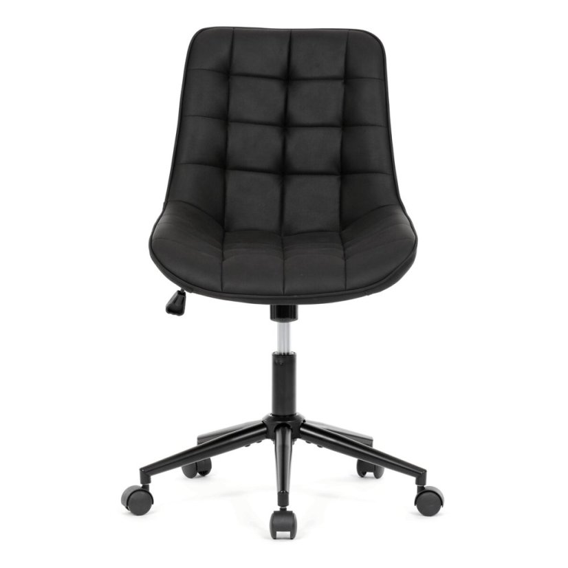 Pracovní židle, výškově nastavitelná, černá látka, KA-V3120 BK3