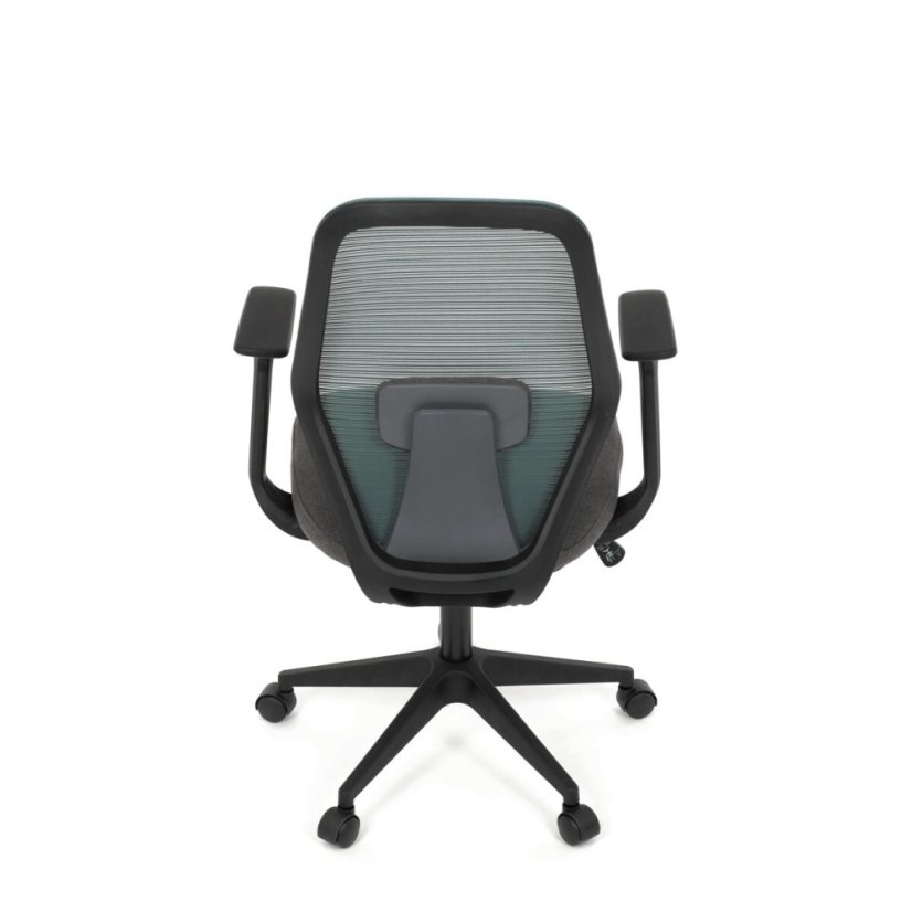 Kancelářská židle, houpací mechanismus, zelená síťovina, KA-V3149 GRN