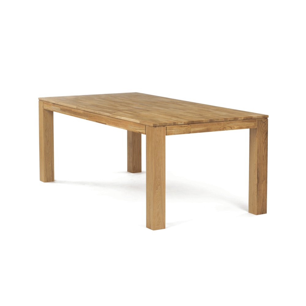 Jídelní stůl 200x100x75, masiv dub bílý, povrchová úprava olejem, nohy 10x10 cm – 70 kg