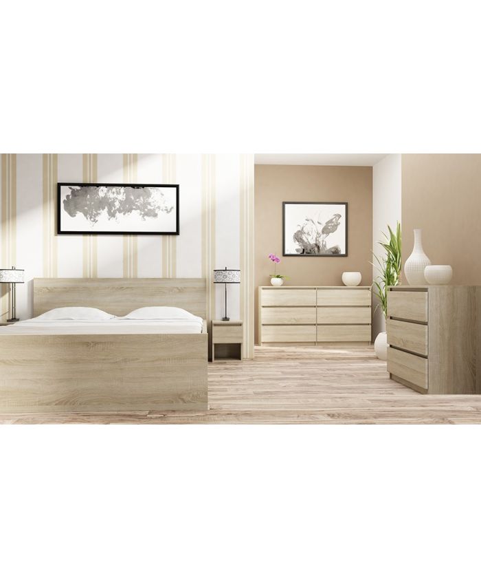 Komoda MALMO M3 dub sonoma – 70x77x40cm